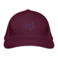 Organic Baseball Cap - burgundy