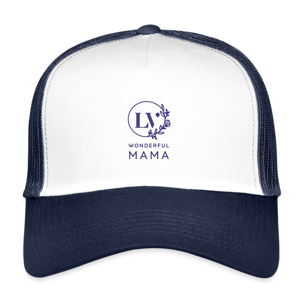 Trucker Cap Wonderful Mama - white/navy