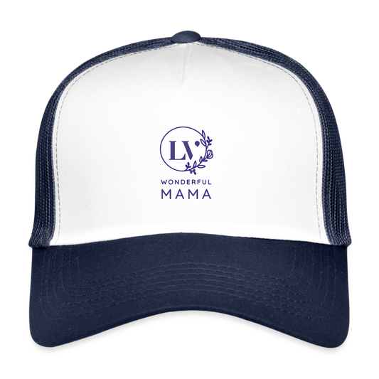 Trucker Cap Wonderful Mama - white/navy