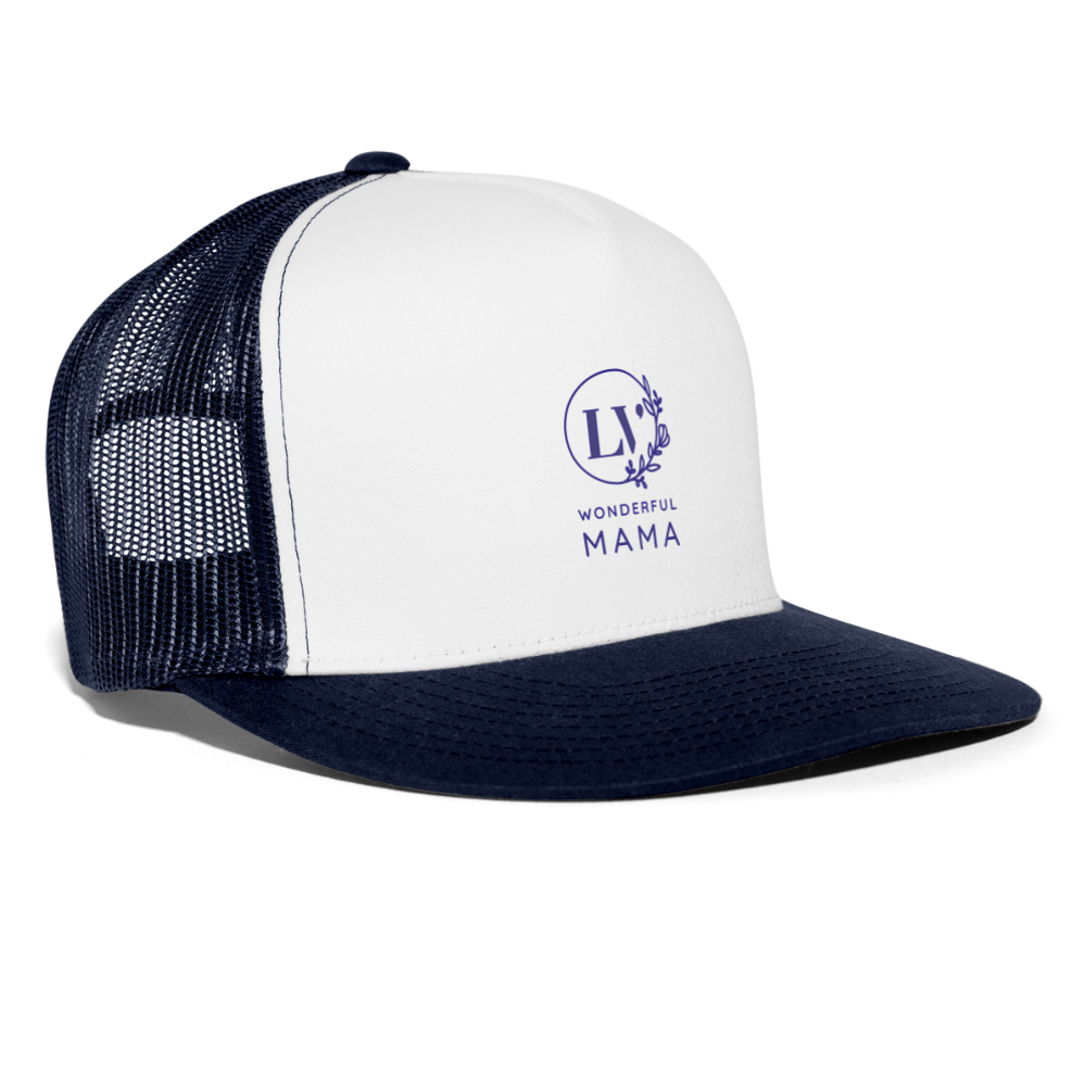 Trucker Cap Wonderful Mama - white/navy