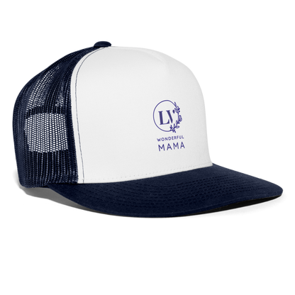 Trucker Cap Wonderful Mama - white/navy